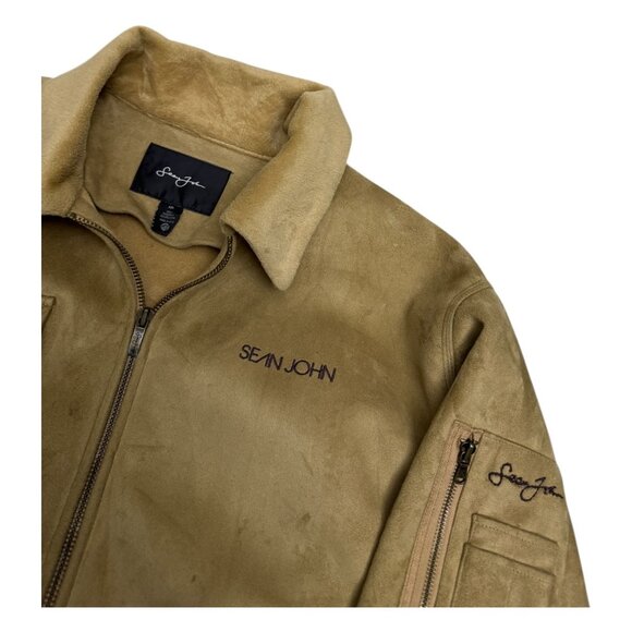 SEAN JOHN Velvet Vintage Y2K 2000s Streetwear Bomber Jacket Mens 2XL - Picture 5 of 6